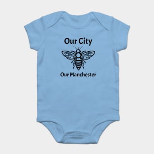 Our City, Our Manchester Worker Bee Baby Bodysuit